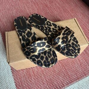 NWT Reformation Leopard Sandals